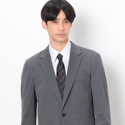 COMME CA ISM (Men)/コムサイズム 【シルク100%】シャドー チェック ネクタイ(4706NG13)