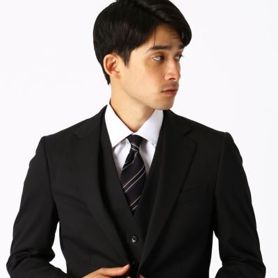 《ウールフレスコ》　カラーストライプ　ネクタイ（４７０６ＮＮ２２）