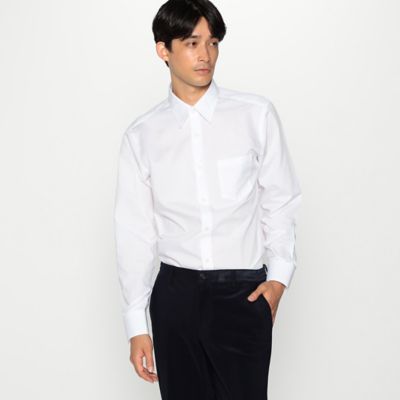 COMME CA ISM (Men)/コムサイズム ★雑誌掲載商品★　イージーケア　ポリエステル綿　ブロード　ドレスシャツ（４７１０ＨＥ０３）