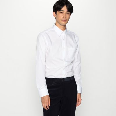 ★雑誌掲載商品★　イージーケア　ポリエステル綿　ブロード　ドレスシャツ（４７１０ＨＥ０３）