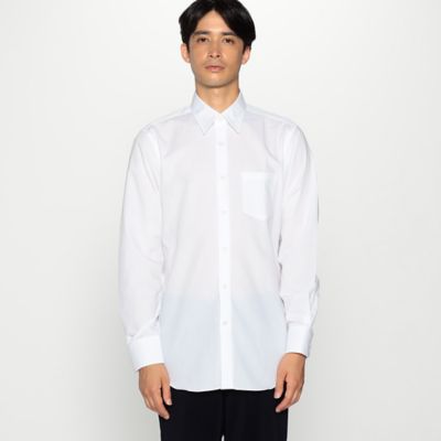 ★雑誌掲載商品★　イージーケア　ポリエステル綿　ブロード　ドレスシャツ（４７１０ＨＥ０３）