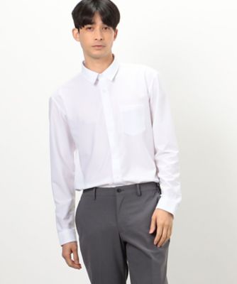COMME CA ISM (Men)/コムサイズム ★TVドラマ着用商品★ 【イージーケア】ポリエステル トリコット ドレスシャツ(4710HG05)
