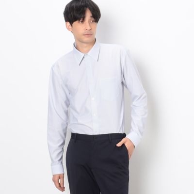＜COMME CA ISM (Men)＞トリコット　ストライプ　ドレスシャツ（４７１１ＨＧ０６）