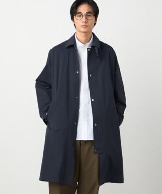 綿ナイロンストレッチ ステンカラーコート（4717MO02
