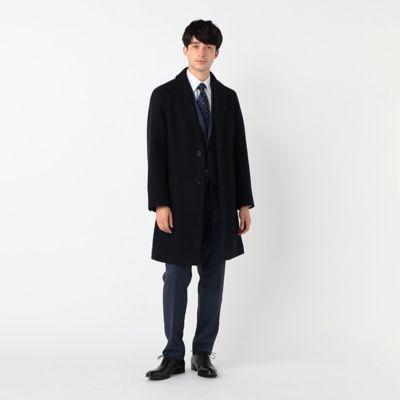 ウール　ポリエステル　ショートビーバー　　　　チェスター　コート（４７２０ＷＡ０２）