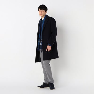 ウール　ポリエステル　ショートビーバー　　　　チェスター　コート（４７２０ＷＡ０２）
