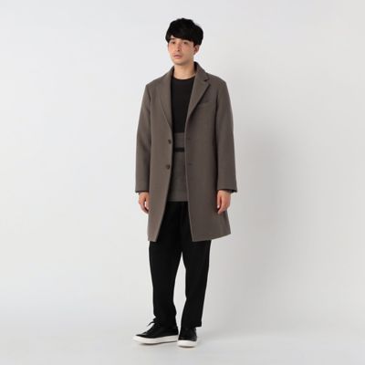 ウール　ポリエステル　ショートビーバー　　　　チェスター　コート（４７２０ＷＡ０２）