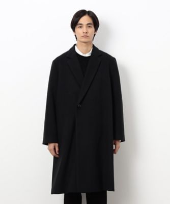 ウールブレンド メルトン セミダブル チェスターコート