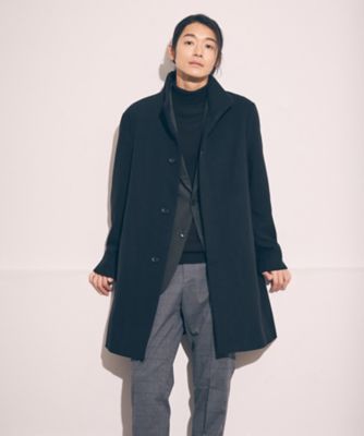 美品✨ドゥーズイエムクラス　メルトンウール　ダブルクロスコート　ネイビー ミューズドゥーズィエムクラス メルトン ダブルクロス コート - メルカリ