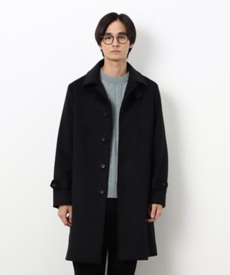 ハイブリッド ウールビーバー ステンカラーコート（4720WM08