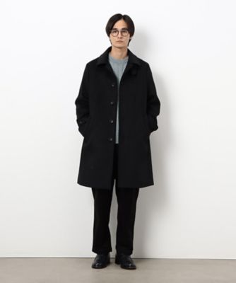 ハイブリッド ウールビーバー ステンカラーコート（4720WM08