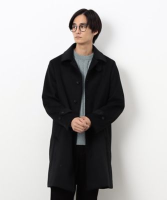 ハイブリッド ウールビーバー ステンカラーコート（4720WM08