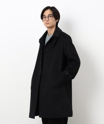 ハイブリッド ウールビーバー ステンカラーコート（4720WM08