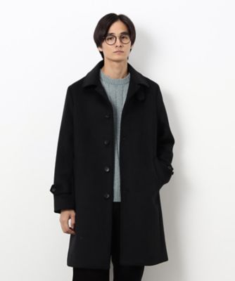 ハイブリッド ウールビーバー ステンカラーコート（4720WM08