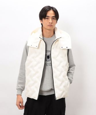 シームレス ダウン フードベスト（4721DM05） | COMME CA ISM