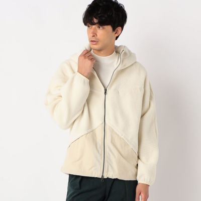 ＜COMME CA ISM (Men)＞【ウォッシャブル】シープボア　ジップパーカ（４７２２ＢＡ０８）