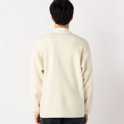 【ウォッシャブル】シープ　ボア　ノーカラー　ブルゾン（４７２２ＢＡ０９）