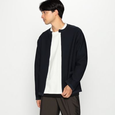 ＜COMME CA ISM (Men)＞ジップアップ　ニットブルゾン（４７２２ＢＥ４０）