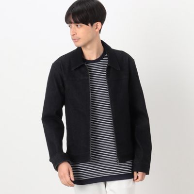 ＜COMME CA ISM (Men)＞ステンカラー　ＺＩＰ　デニム　ブルゾン（４７２２ＢＧ０５）