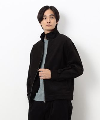 LACOSTE ジオメトリックパターン ジャケット M アシンメトリーボーダーハイネックジャケット SH4710 - ラコステ