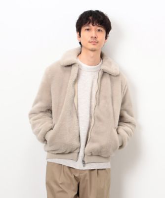 その他ブランド / ジャケット/M/ポリエステル ポリエステル ボア ジップブルゾン（4722BM38） | COMME CA