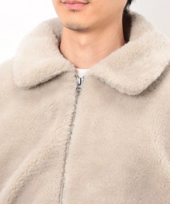 ポリエステル ボア ジップブルゾン（4722BM38） | COMME CA