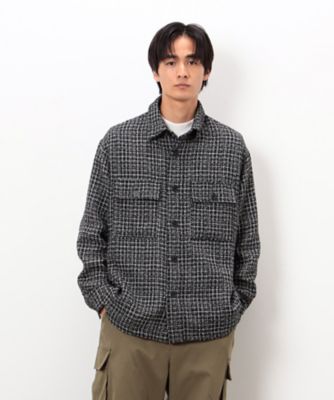 ファンシーツイード シャツブルゾン（4722BM50） | COMME CA 