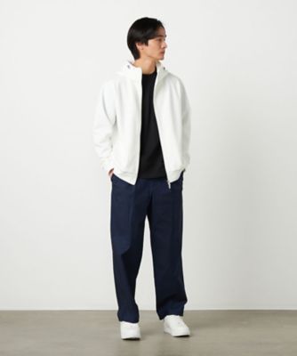 ヘリンボーンコンビ フーデッドブルゾン（4722BO02） | COMME 