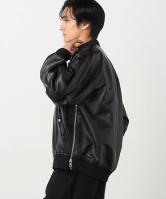 まいまい様 ブルゾン M黒 合成皮革 MA－1ブルゾン（4722BO25） | COMME CA ISM (Men