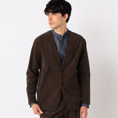 【セットアップ対応】コーデュロイ　ノーカラージャケット（４７２５ＪＡ１１）