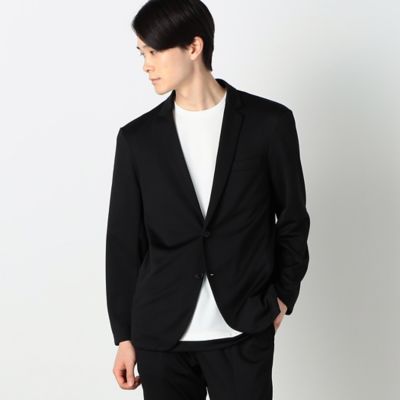 セットアップ対応　ウォッシャブル　メッシュ　ナローラペル　ジャケット（４７２５ＪＣ２２）