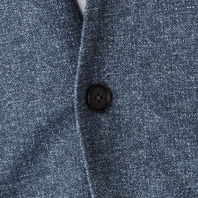 【セットアップ対応】ウォッシャブル　メッシュ　９分丈　ノーカラー　ジャケット（４７２５ＪＣ２３）
