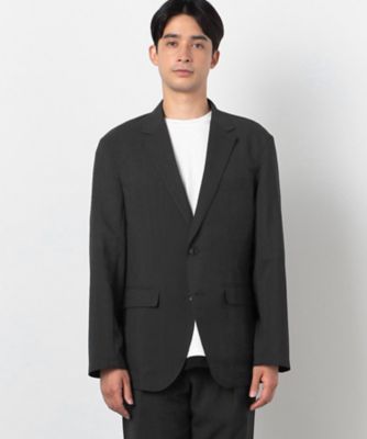 【セットアップ対応】リネン　ライク　ポリエステル　セットアップ　ジャケット（４７２５ＪＧ０９）