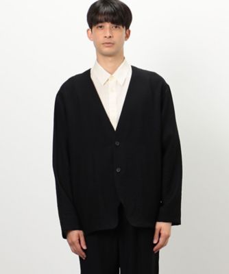 【セットアップ対応】楊柳ワッシャー　ノーカラージャケット（４７２５ＪＧ１９）
