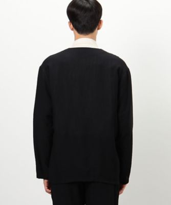 【セットアップ対応】楊柳ワッシャー　ノーカラージャケット（４７２５ＪＧ１９）