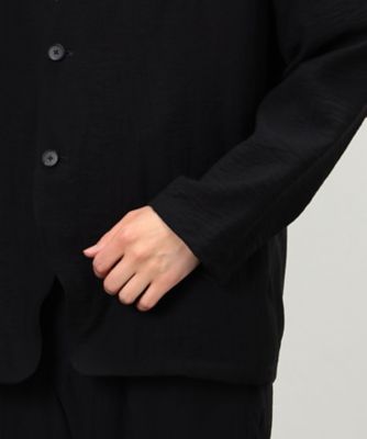 【セットアップ対応】楊柳ワッシャー　ノーカラージャケット（４７２５ＪＧ１９）