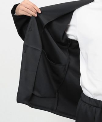 【セットアップ対応】　ストレッチダンボールニット　ノーカラージャケット（４７２５ＪＩ０２）