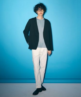 【セットアップ対応】綿混ダンボールニット　ジャケット（４７２５ＪＫ０２）