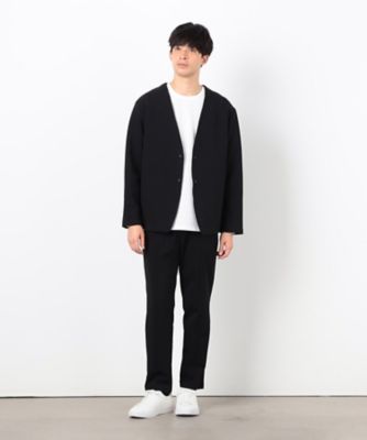 【セットアップ対応】綿混ダンボールニット　ジャケット（４７２５ＪＫ０２）