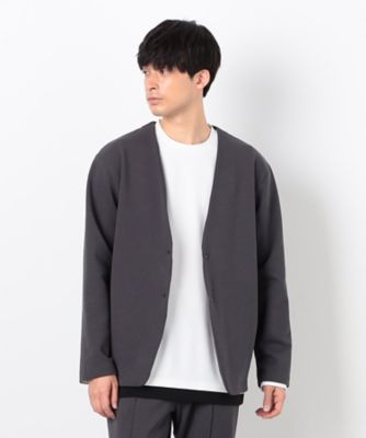 【セットアップ対応】綿混ダンボールニット　ジャケット（４７２５ＪＫ０２）