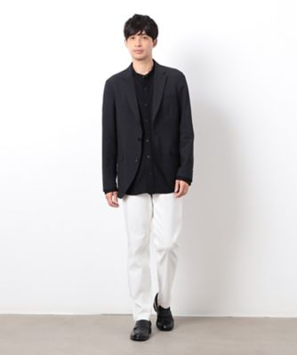 【セットアップ対応】リネンライク　ポリエステル　ジャケット（４７２５ＪＫ０７）