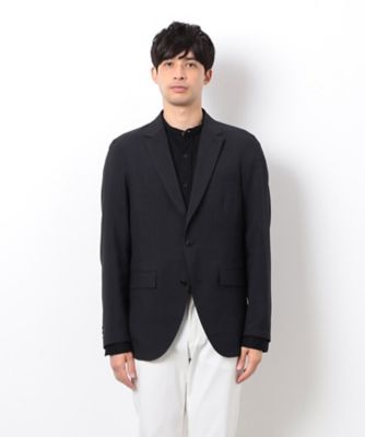 【セットアップ対応】リネンライク　ポリエステル　ジャケット（４７２５ＪＫ０７）