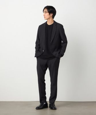 セットアップ対応】デニムライクストレッチ テーラードジャケット