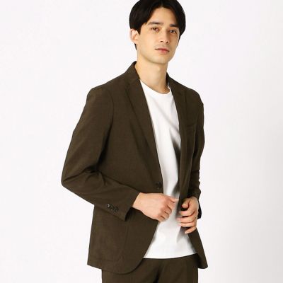 ★雑誌掲載商品★【セットアップ対応】ポリエステル　テーラード　ジャケット（４７２５ＪＰ１３）