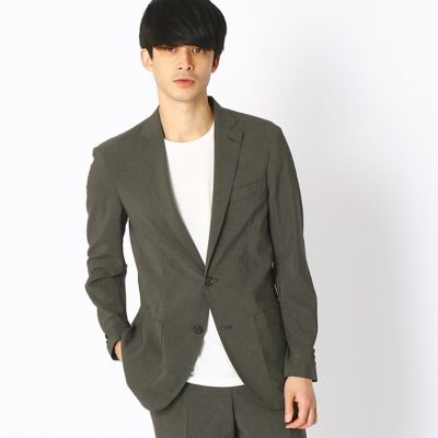 ★雑誌掲載商品★【セットアップ対応】ポリエステル　テーラード　ジャケット（４７２５ＪＰ１３）