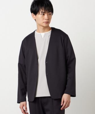 セットアップ対応】エンボス ストライププリント ジャケット