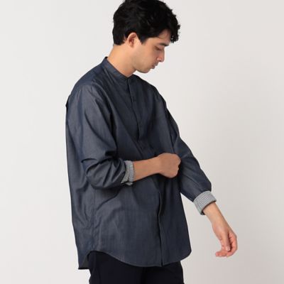 【ウォッシャブル】シャンブレー　ショートポイントシャツ（４７３０ＩＡ０８）