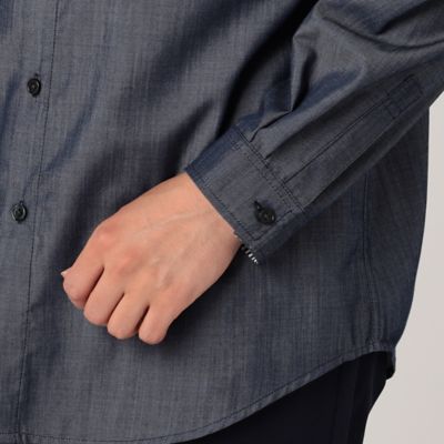 【ウォッシャブル】シャンブレー　ショートポイントシャツ（４７３０ＩＡ０８）