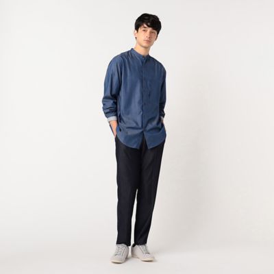 【ウォッシャブル】シャンブレー　ショートポイントシャツ（４７３０ＩＡ０８）