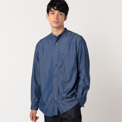 【ウォッシャブル】シャンブレー　ショートポイントシャツ（４７３０ＩＡ０８）